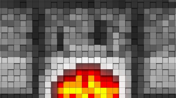 3D blocks, abstract, 3D Abstract Gaming 4K