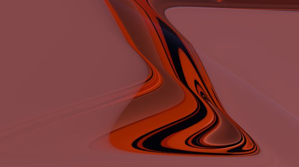 A captivating abstract image featuring fluid motion with deep red and black tones, adding a modern artistic touch. IA Générative 4K