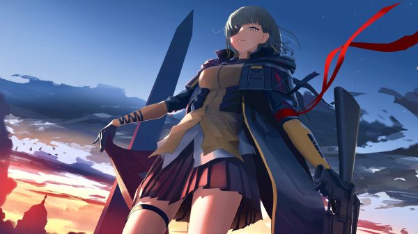 Anime, anime girls, Girls Frontline Anime Girls 4K