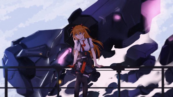 Anime, anime girls, Neon Genesis Evangelion Manga 4K