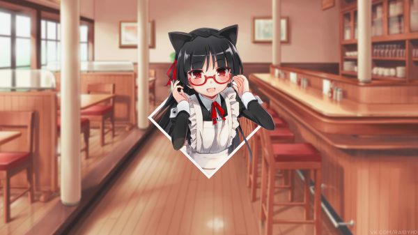 Anime, anime girls, picture-in-picture Anime 4K