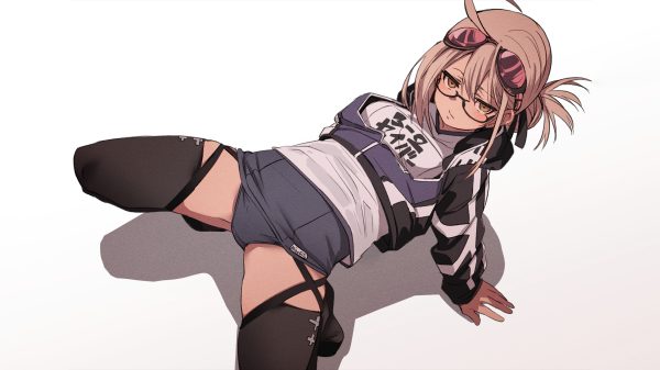 Anime, anime girls, simple background Anime 4K