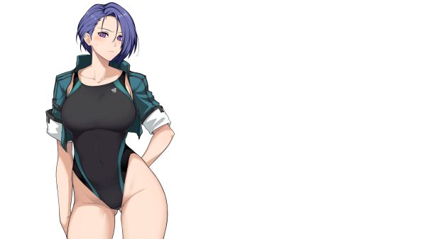 Anime, anime girls, simple background Anime 4K