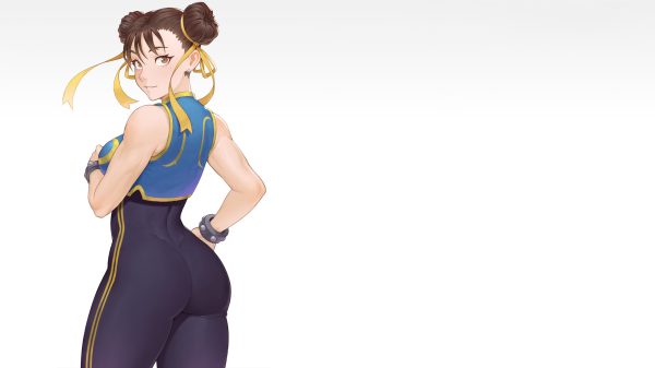 Anime, anime girls, simple background Anime 4K