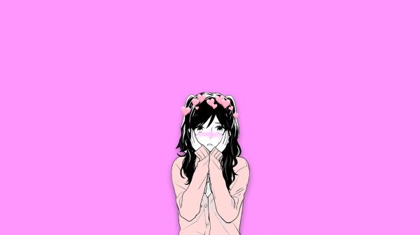 Anime girls, anime, school uniform Manga 4K