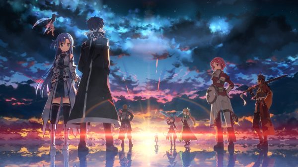 Anime girls, anime, sky Anime Girls 4K
