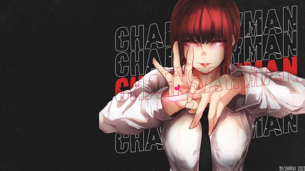 Anime girls, black background, simple background Manga 4K