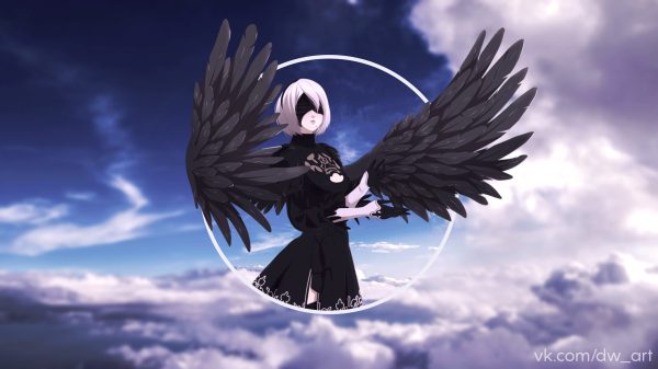 Anime girls, NieR, Nier: Automata Anime Girls 4K