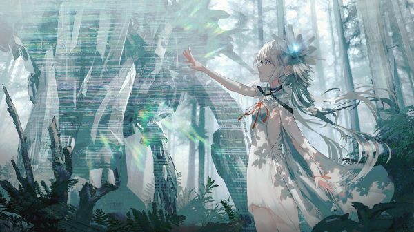 Anime girls, Stella of The End, digital art Anime Girls 4K