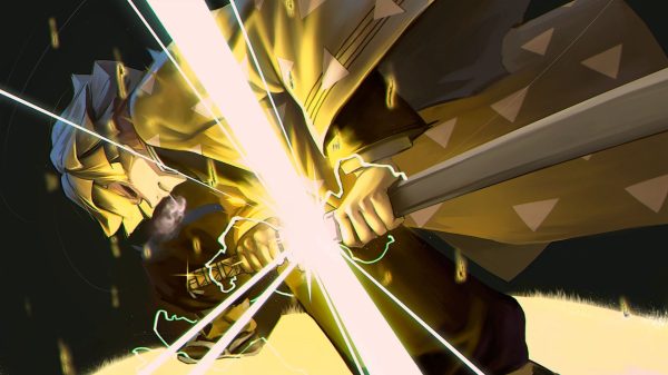 Anime, knife, samurai Anime 4K