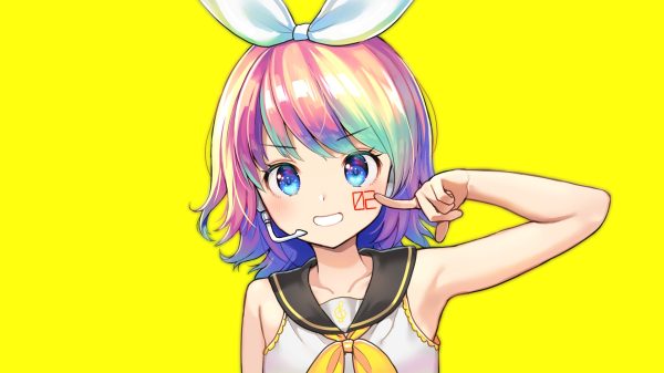 Anime, manga, anime girls Simple Background 4K