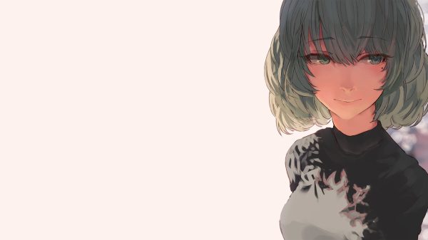 Anime, manga, anime girls Simple Background 4K