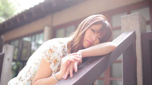 Asian, women outdoors, women Women 4K