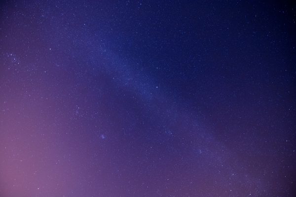 Beautiful view of a starry night sky showcasing the cosmos in Kulpin, Serbia. Espace 4K