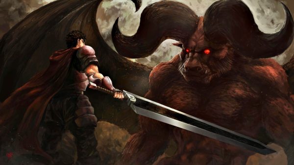 Berserk, Guts (Berserk), sword Anime 4K