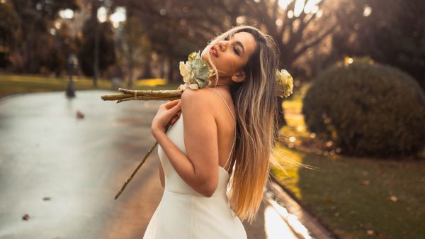 Women, blonde, smiling Women 4K