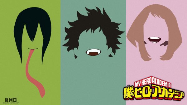 Boku no Hero Academia, Tsuyu Asui, Izuku Midoriya Manga 4K