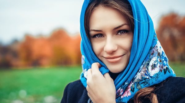 Face, women, brunette Women 4K
