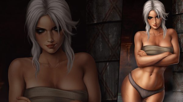Dandonfuga, Cirilla Fiona Elen Riannon, The Witcher 3: Wild Hunt Video Game Art 4K