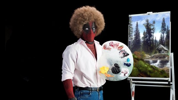 Deadpool, afro, painting Geek 4K