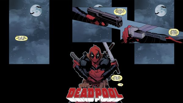 Deadpool, comics, comic art Geek 4K