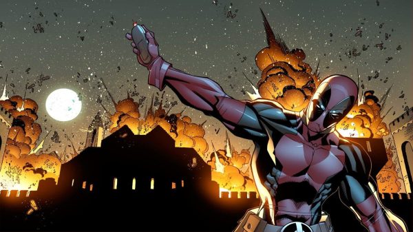 Deadpool, fictional character, explosion Geek 4K