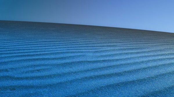 Desert, sand, landscape Geek 4K