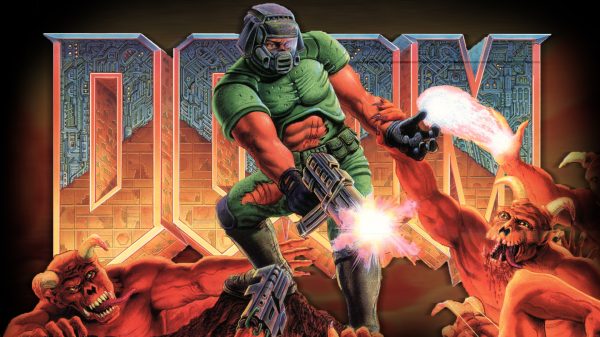 Doom (game), Doom guy, video games Video Game Art 4K