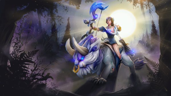 Dota 2, loading screen, Mirana Video Game Characters 4K