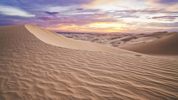 Landscape, desert, dunes Geek 4K
