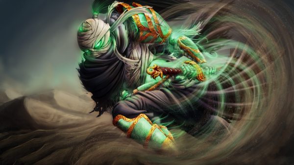 Digital art, fantasy art, painting Geek 4K
