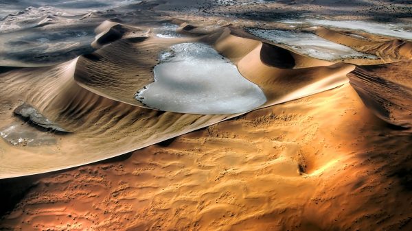 Nature, landscape, sand Geek 4K