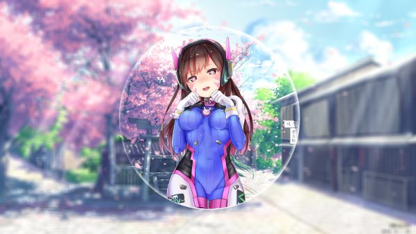 D.Va (Overwatch), shapes, Overwatch Gaming 4K