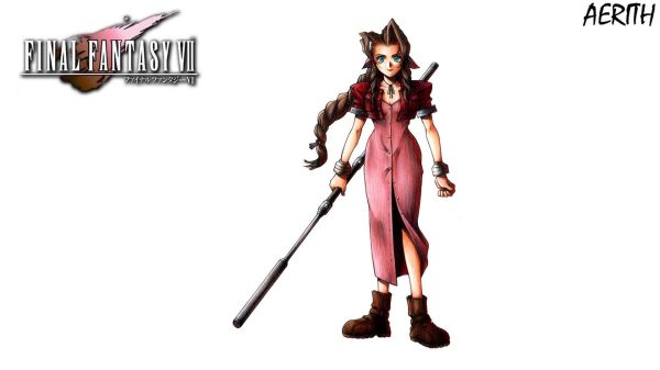 Aerith Gainsborough, Final Fantasy VII, Final Fantasy (series) Video Games 4K