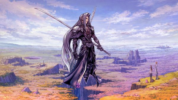 Final Fantasy VII, Sephiroth, katana Video Game Art 4K
