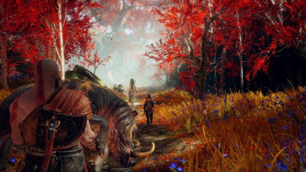 God of War (2018), Kratos, Atreus Gaming 4K