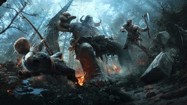 God of War, God of War (2018), Kratos Video Game Characters 4K
