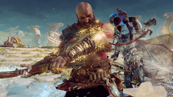 God of War, Kratos, Atreus Video Game Art 4K