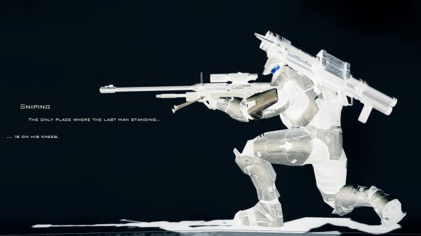 Halo (game), sniper rifle, Halo 5: Guardians Video Game Art 4K