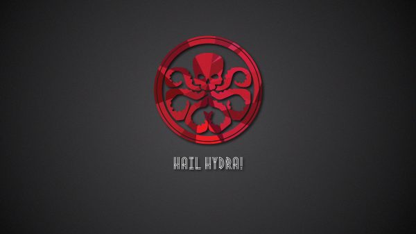 Hydra (comics), red, octopus Geek 4K