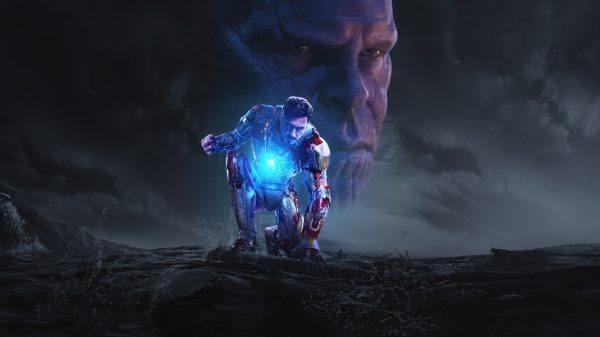 Iron Man, Marvel Cinematic Universe, Thanos Geek 4K