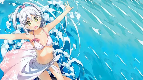 Kantoku, anime girls, bikini Anime Girls 4K