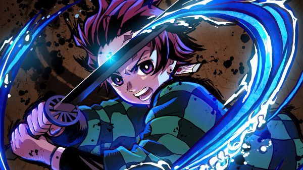 Kimetsu no Yaiba, anime boys, Kamado Tanjiro Anime Boys 4K