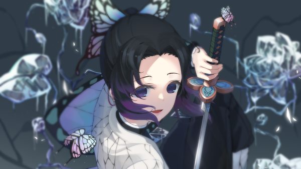 Kimetsu no Yaiba, anime, Kochou Shinobu Anime 4K