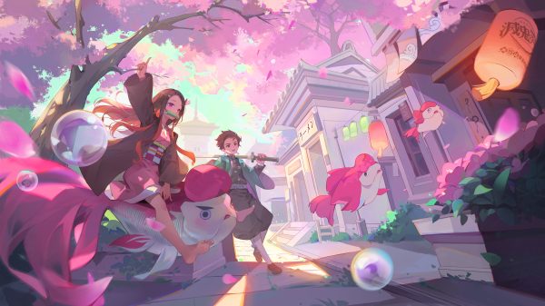 Kimetsu no Yaiba, Kamado Nezuko, anime girls