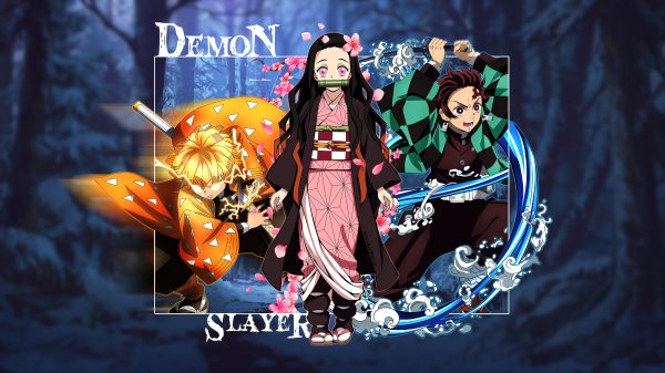 Kimetsu no Yaiba, Kamado Nezuko, Kamado Tanjiro Manga 4K