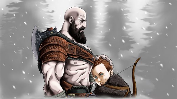 Kratos, God of War, father Video Game Characters 4K