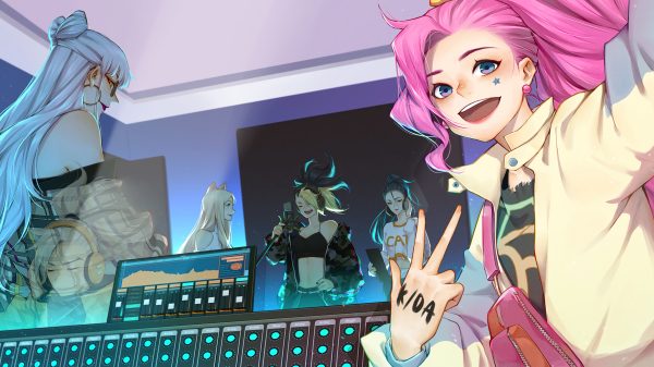 Ahri (League of Legends), Akali (League of Legends), Evelynn (League of Legends) Gaming 4K