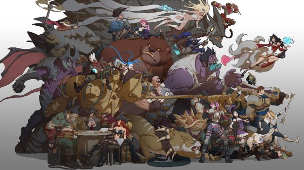 League of Legends, Ahri (League of Legends), Jinx (League of Legends) Video Games 4K