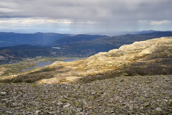 Majestic view of Gaustatoppen in Telemark, Norway. Explore nature's stunning landscapes. Nature 4K
